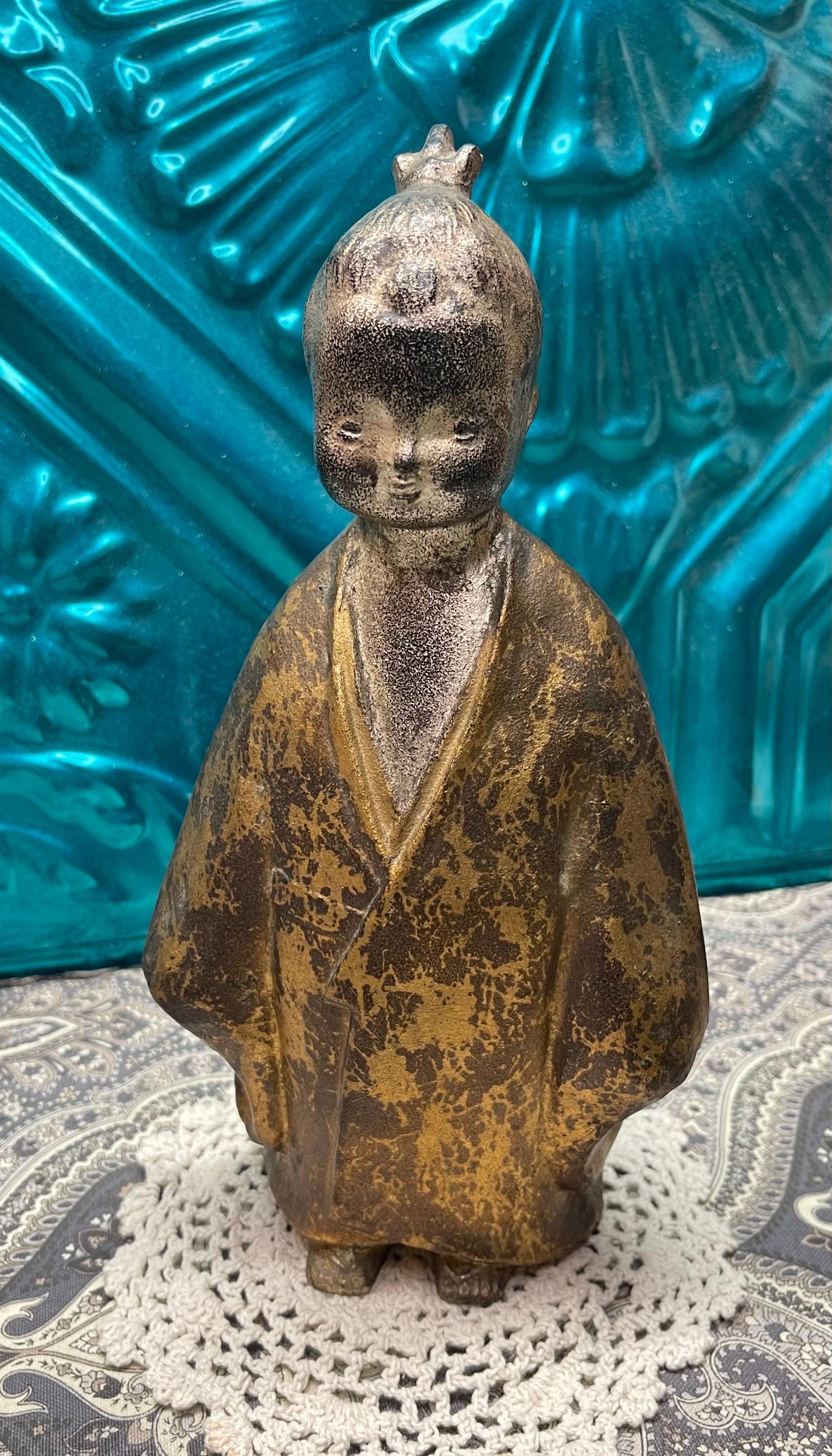 austin prodinc 1980 金属製　象の置物 ダークグレー Vintage Japanese Metal Animal Statues - Etsy