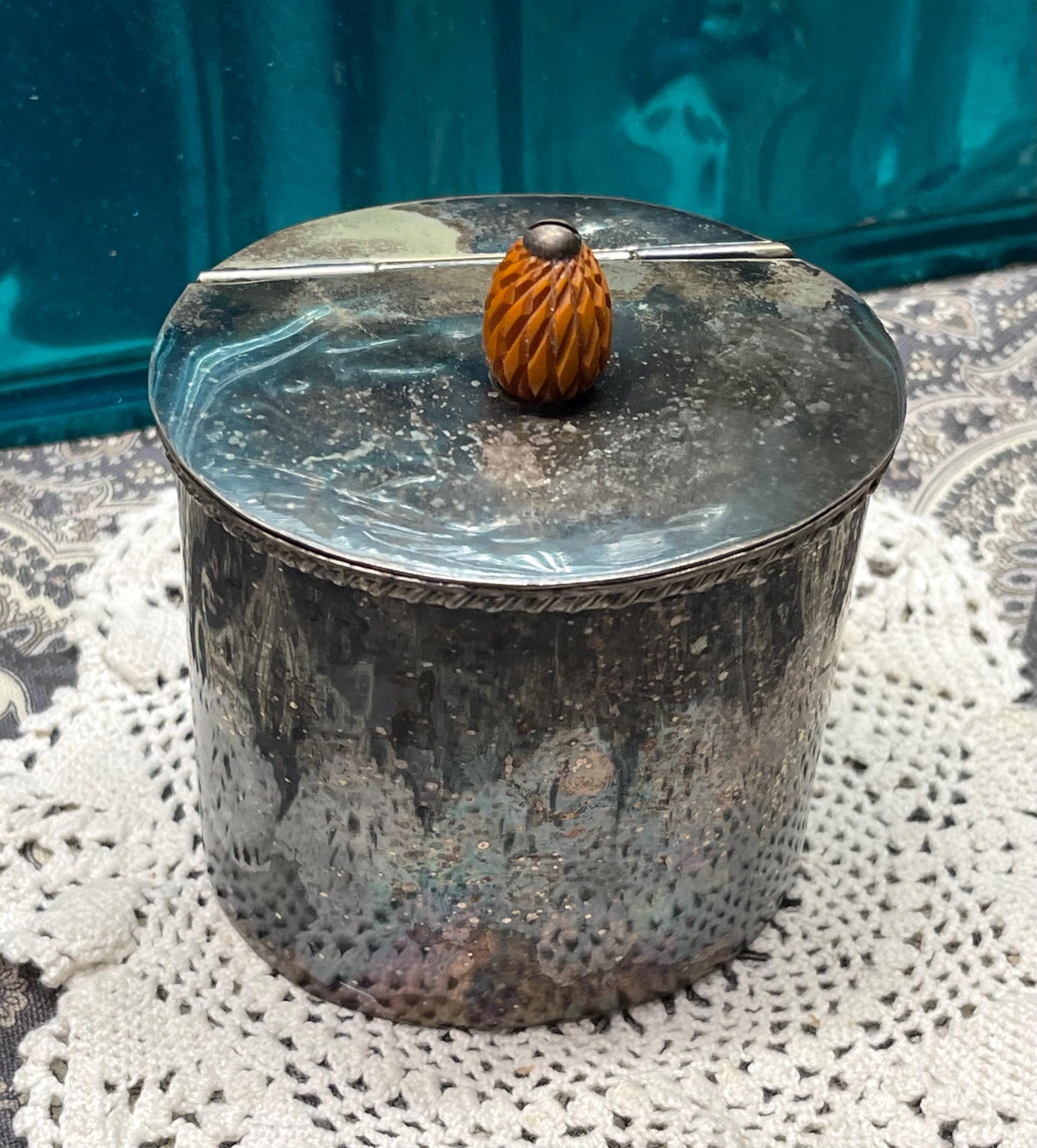 Silver Tea Caddy - Etsy