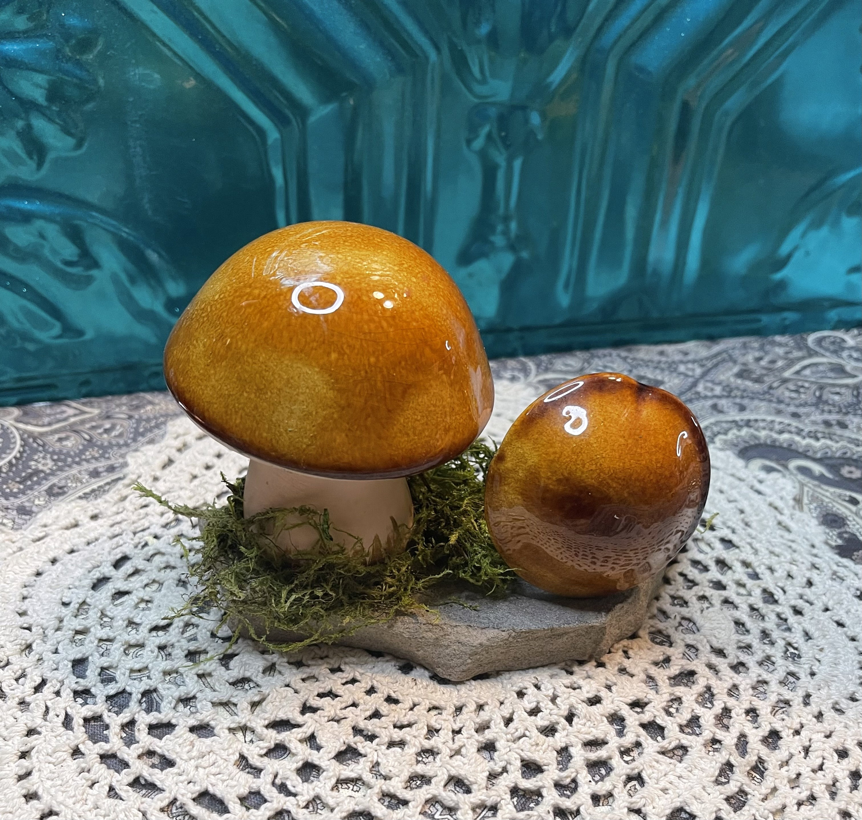 Vintage Ceramic Mushrooms - Etsy