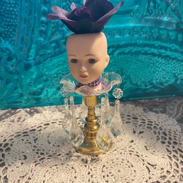Ceramic Doll Head Etsy