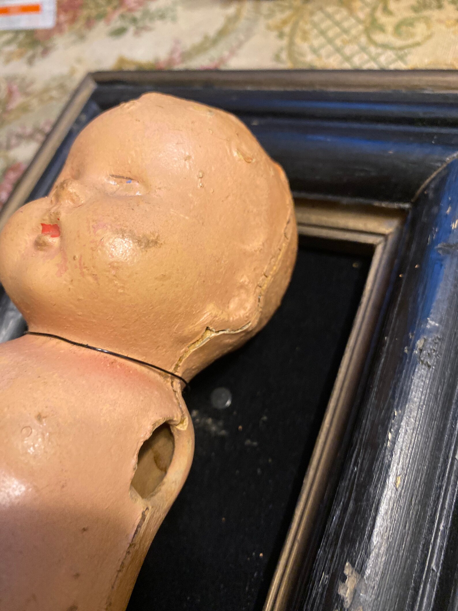 Repurposed Antique Doll Parts in Vintage Distressed Frame Etsy