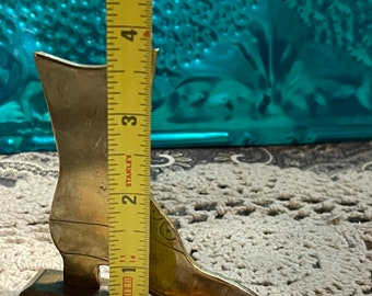Vintage Small Brass Victorian Style Boot Decor - Display - Etsy