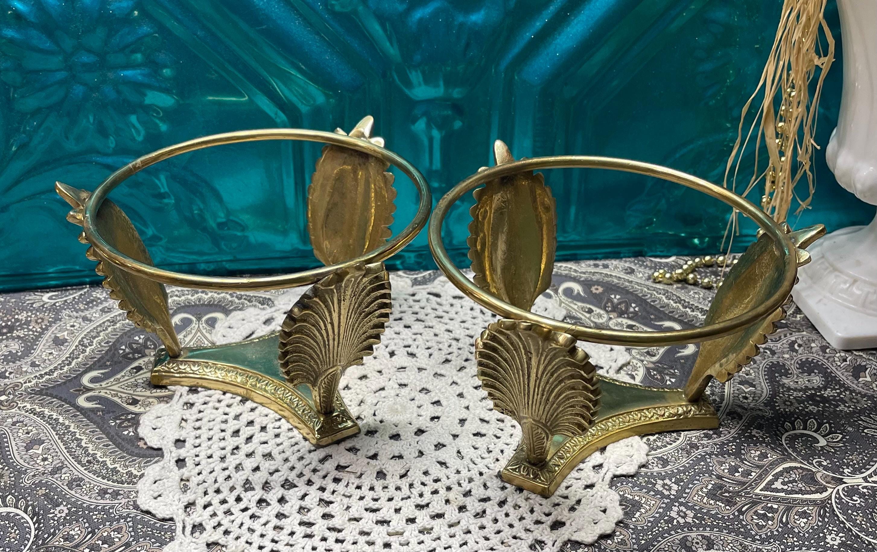 Antique Brass Plant Stand - Etsy