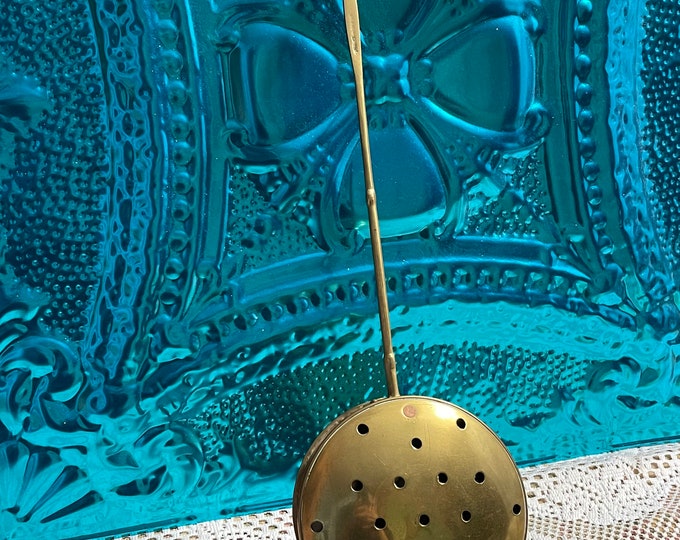 Vintage Brass Coal Bed Warmer Pan Wall Decor Etsy
