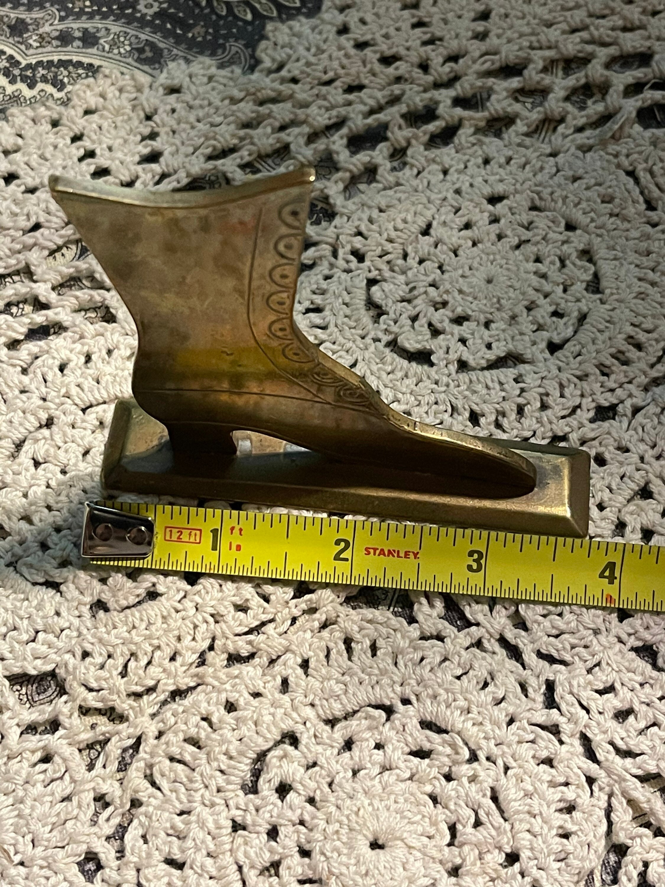Vintage Small Brass Victorian Style Boot Decor - Display - Etsy