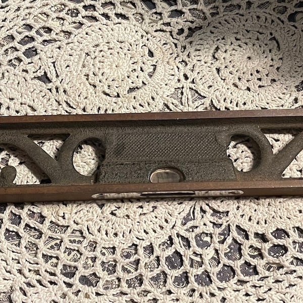 Antique Cast Iron Level Etsy