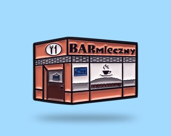 Bar Mleczny Pin - Cafe pin - Polish pin - Poland - Polska