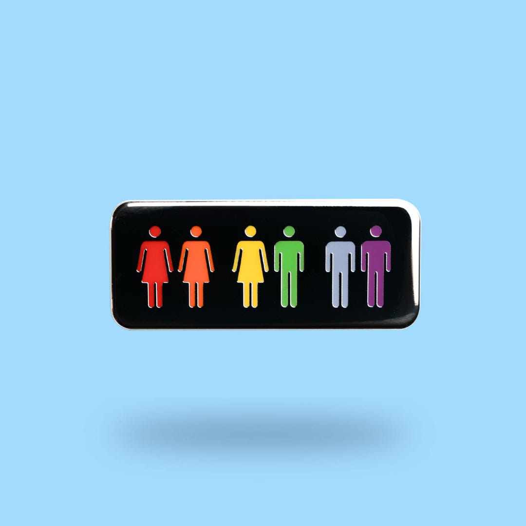 Freedom Pin Freedom Pin - Love Pin - LGBT Flag Pin - LGBT Pride Flag - Rainbow Pin ...