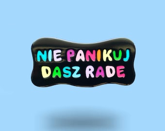 Dont panic pin - Polish - Poland - polish people - gift for polish