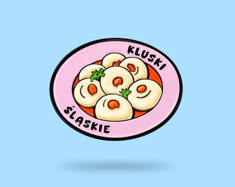 Silesian Dumplings Enamel Pin – Śląskie Kluski Polish Food Pin – Traditional Polish Cuisine Lapel Pin – Cute Food Jewelry Gift