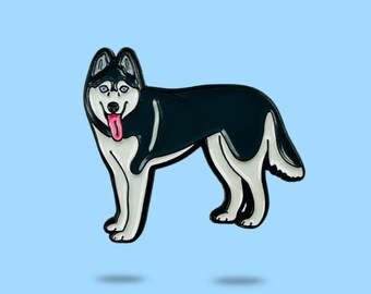 Husky - husky pin - Husky dog - dog lover - dog pin - dog's mom
