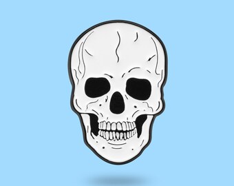 Skull pin - skeleton pin - halloween pin - enamel pin - cute gift