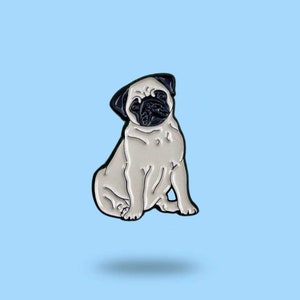 Pug pin - dog pin - dog mom - cute pin - puppy - cute gift - dogs - dog breeds