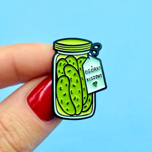 Pickles Pin Cucumber Pin Food Pin Polish Food Pickled Etsy