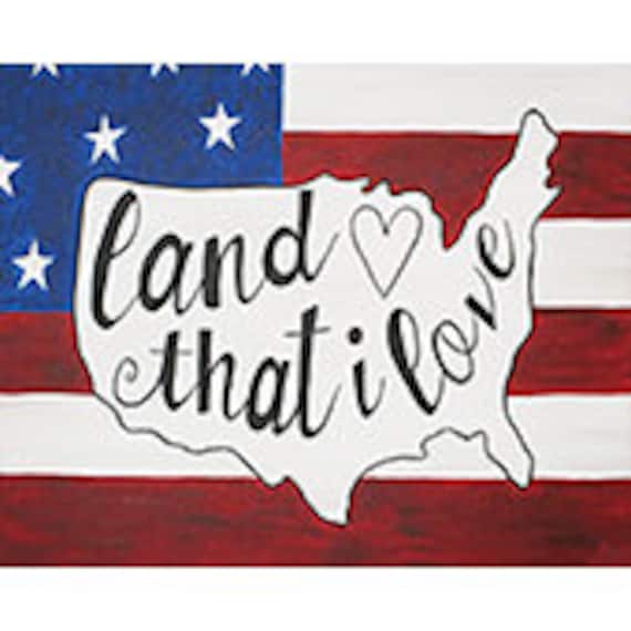 Perfect for July 4th Paint Parties | Pack of 10 Pre-Sketched Canvases with easels! 8x10 canvas size