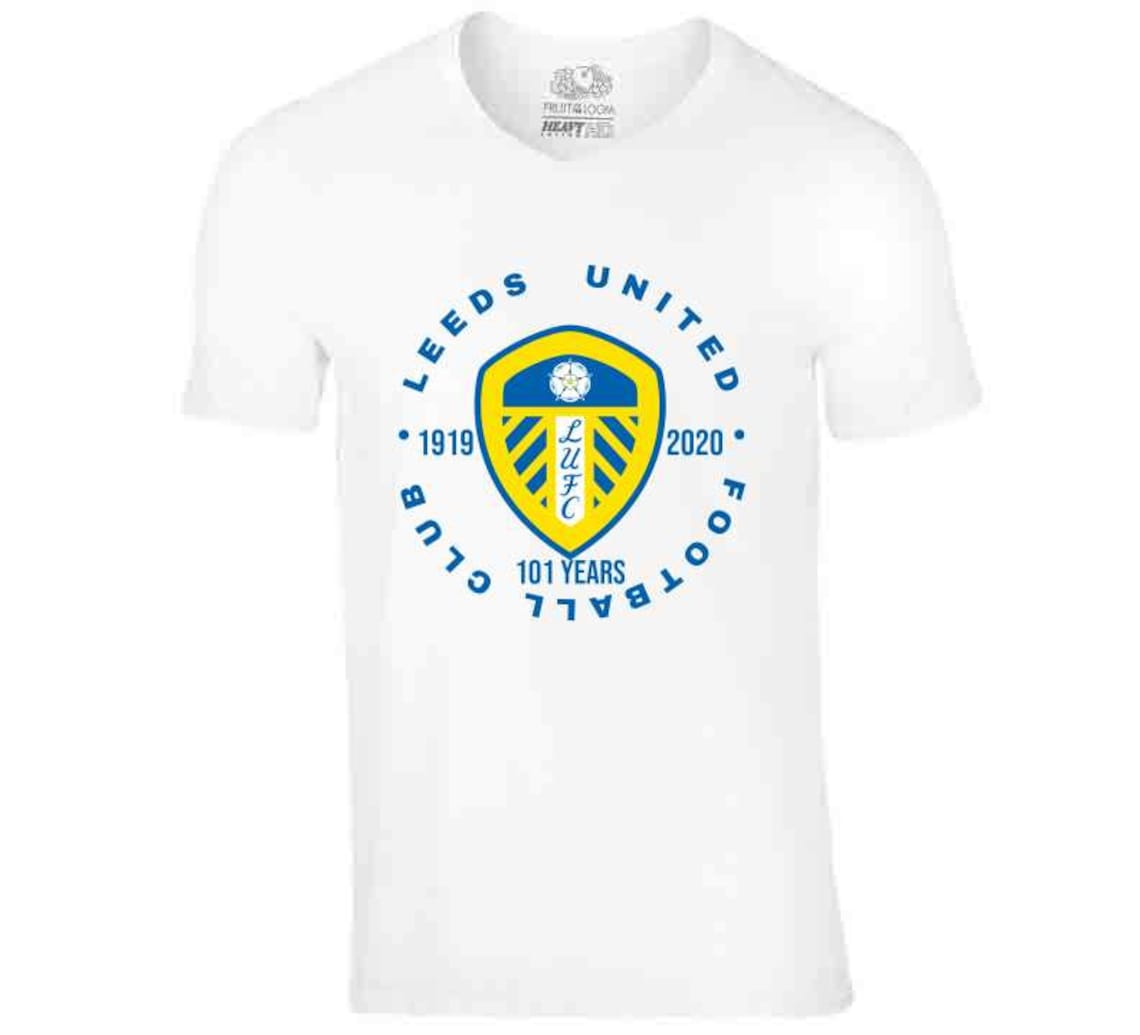 Leeds United Football Club T Shirt Leeds United f.c. Batch T Etsy