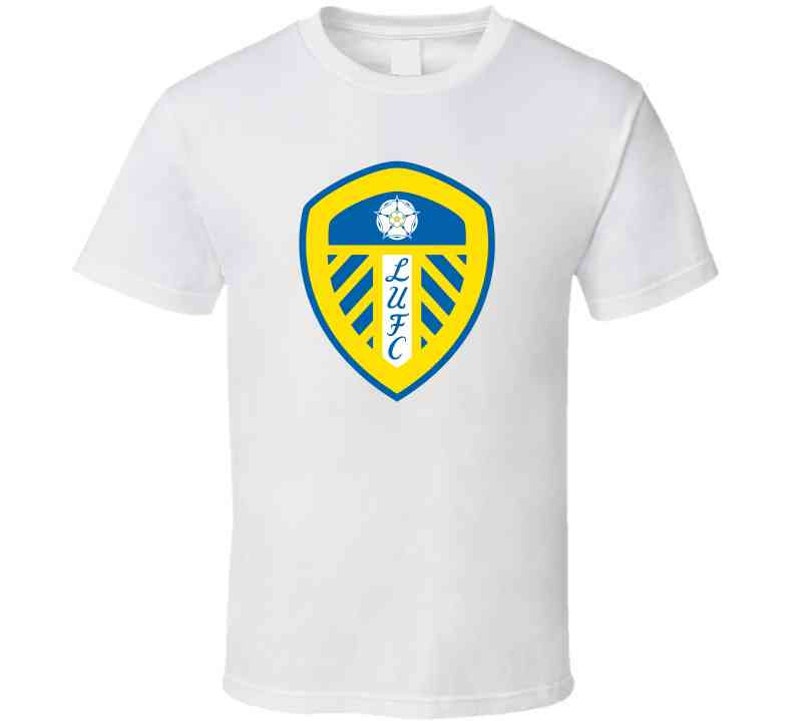 Leeds United Shirt Football Soccer Club Badge Shirt Afc Etsy