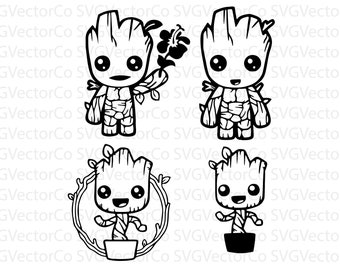 Download Groot Svg Etsy PSD Mockup Templates