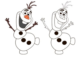 Olaf Layered Svg Design - Layered SVG Cut File - Free ...