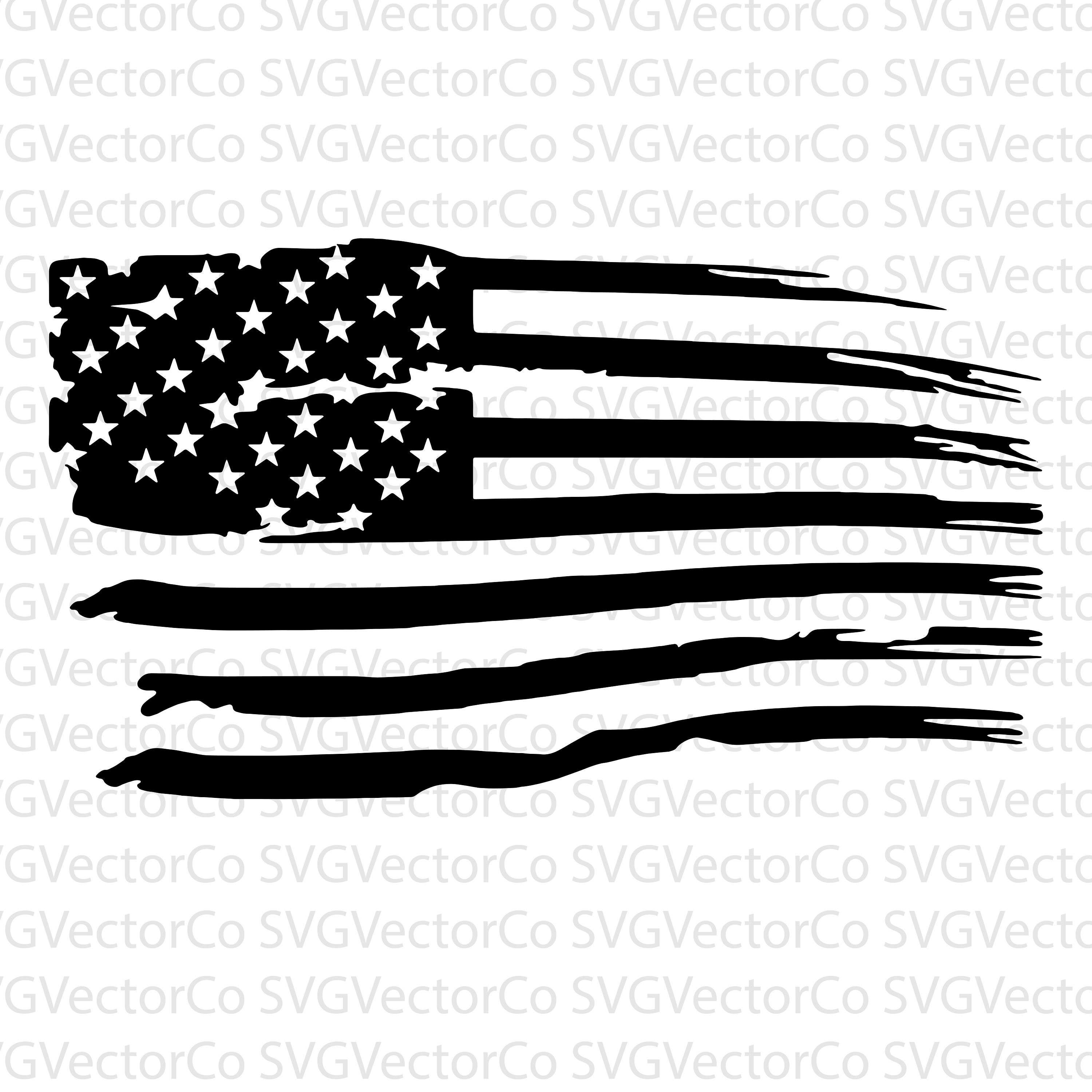 American Flag Svg Scrapbook Cut File Cute Clipart Files For Silhouette ...