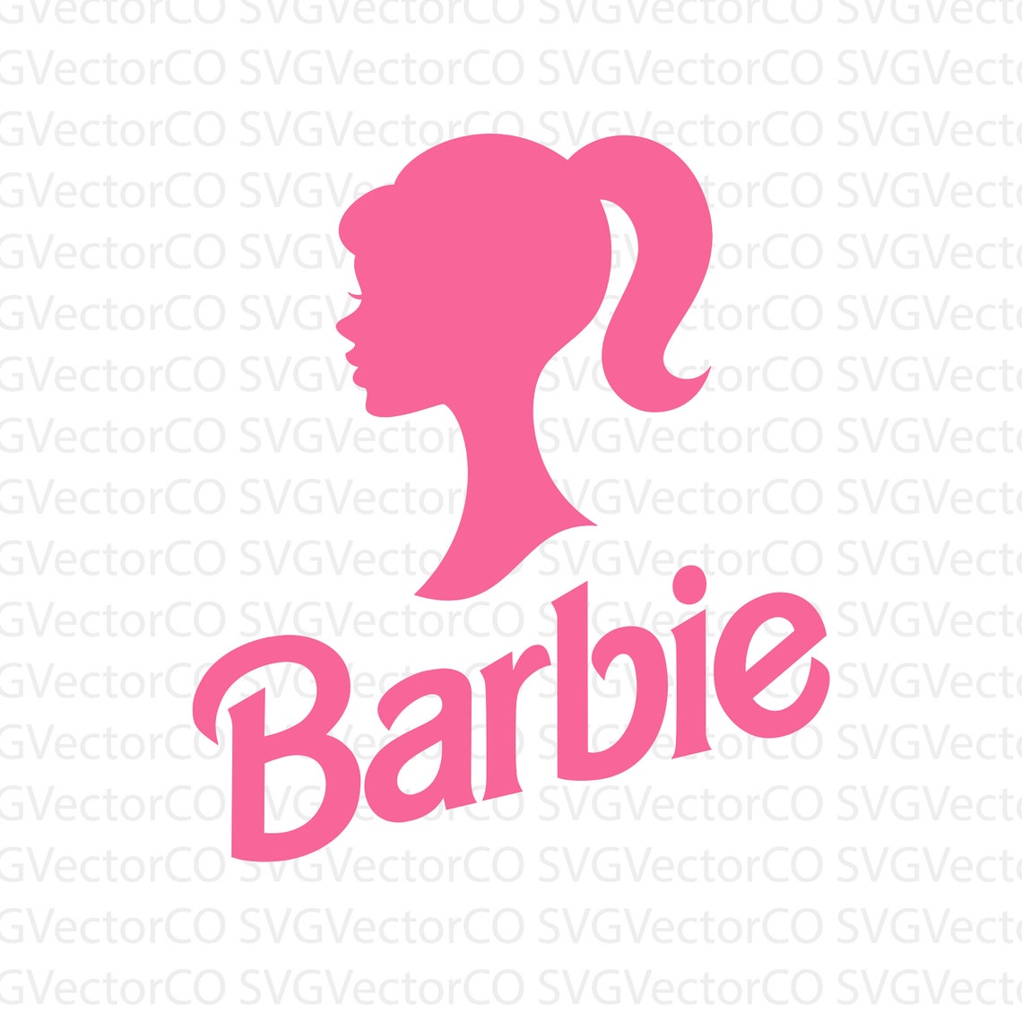 Free Barbie Logo SVG