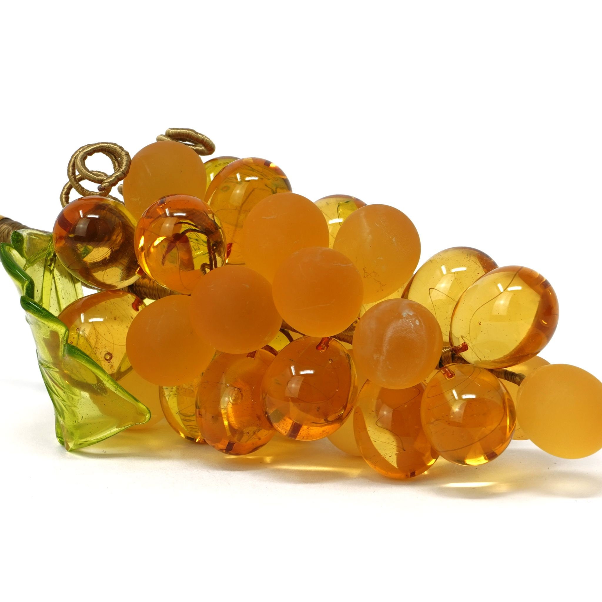 Murano Glass Grape Cluster Large Glass Fruit Assorted Etsy