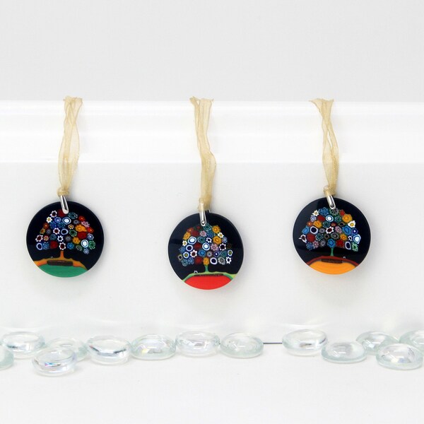 MOSAIC TREE OF LIFE SQUARE 39 CM HANGING visual data 6