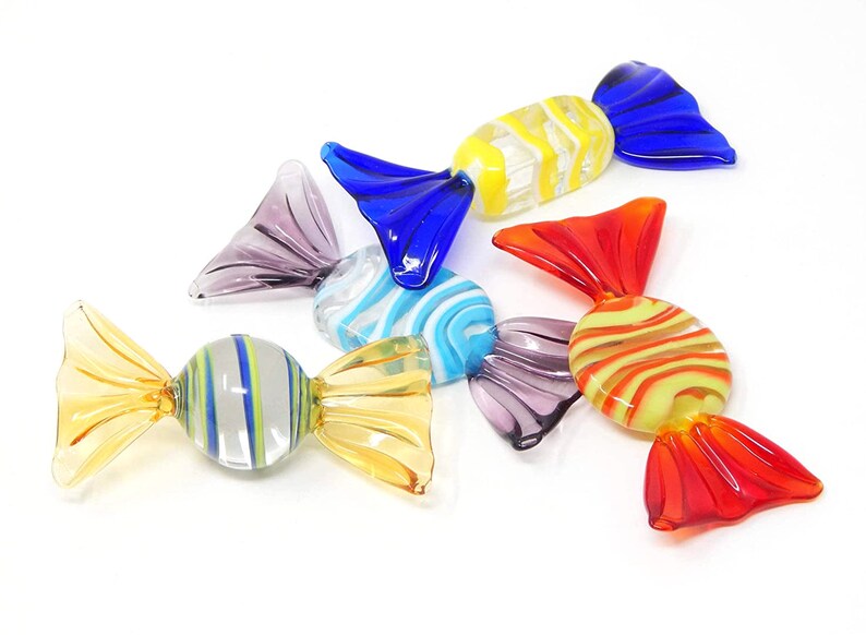 Set of Murano Glass Candies Authentic Decorative Lifelike Etsy