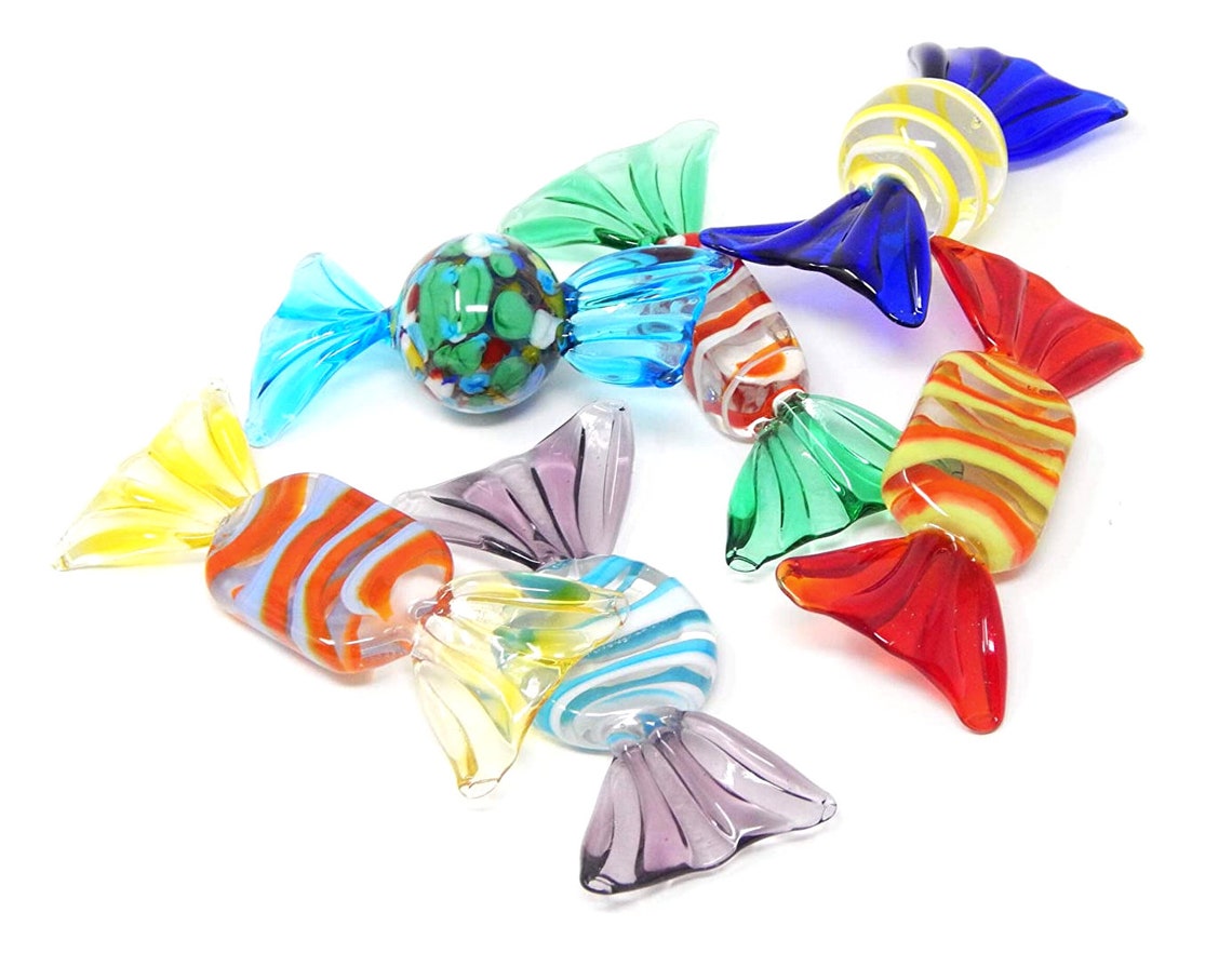 Set of Murano Glass Candies Authentic Decorative Lifelike Etsy