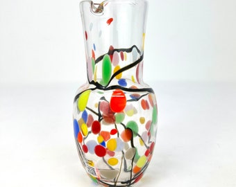 Picasso Individual Wine Carafe, Personal Decanter, Murano Glass, Made in Italy