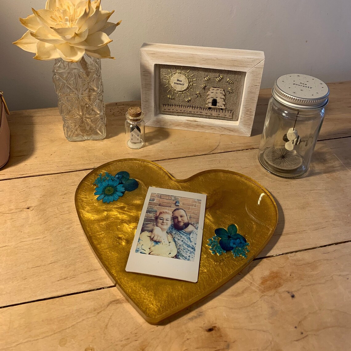 Personalised Resin Heart Frame / Wall Hanging Photo Frame With Etsy
