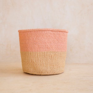 Duotone Sisal Basket Rose