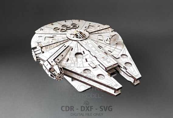 Download Star Wars Laser Cut Template Cdr Dxf Svf Decoration 3mm Laser Cut Files Wooden 3d Puzzle 3d Model Wooden Constructor Tie Bomber Blueprints How To Home Living Vadel Com