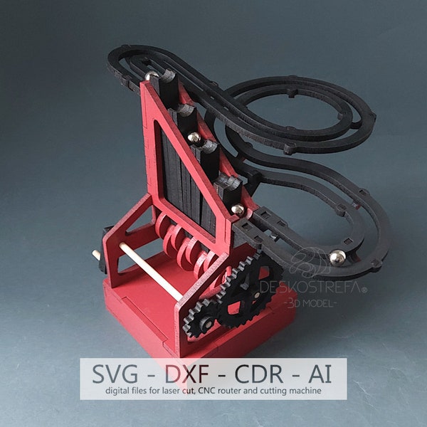 Laser Cut Marble Run Etsy