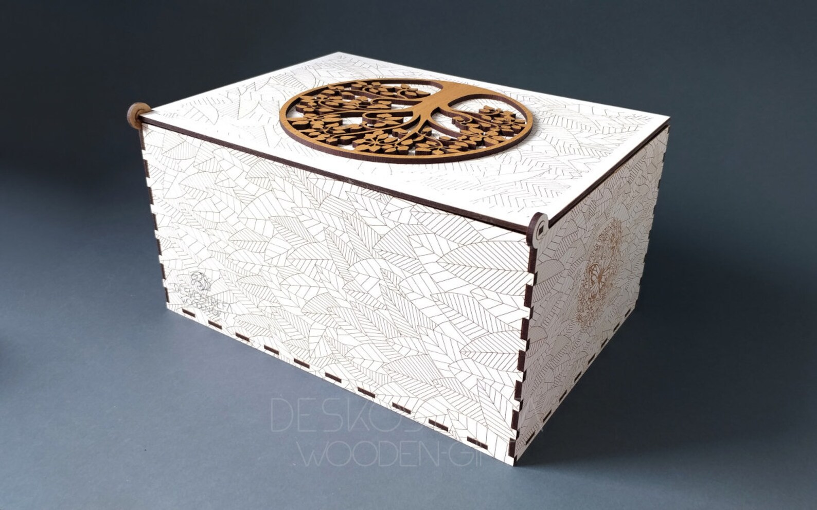 Laser cut Jewelry Box B024 DXF Mandala Box DXF Jewelry Box Etsy