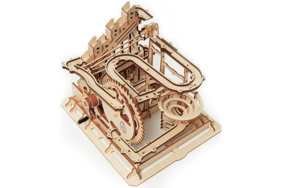 Digital Files Wooden 3D Model Marble Run Laser Cut Etsy Canada