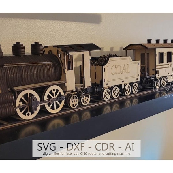 Steam Laser Cut File Etsy