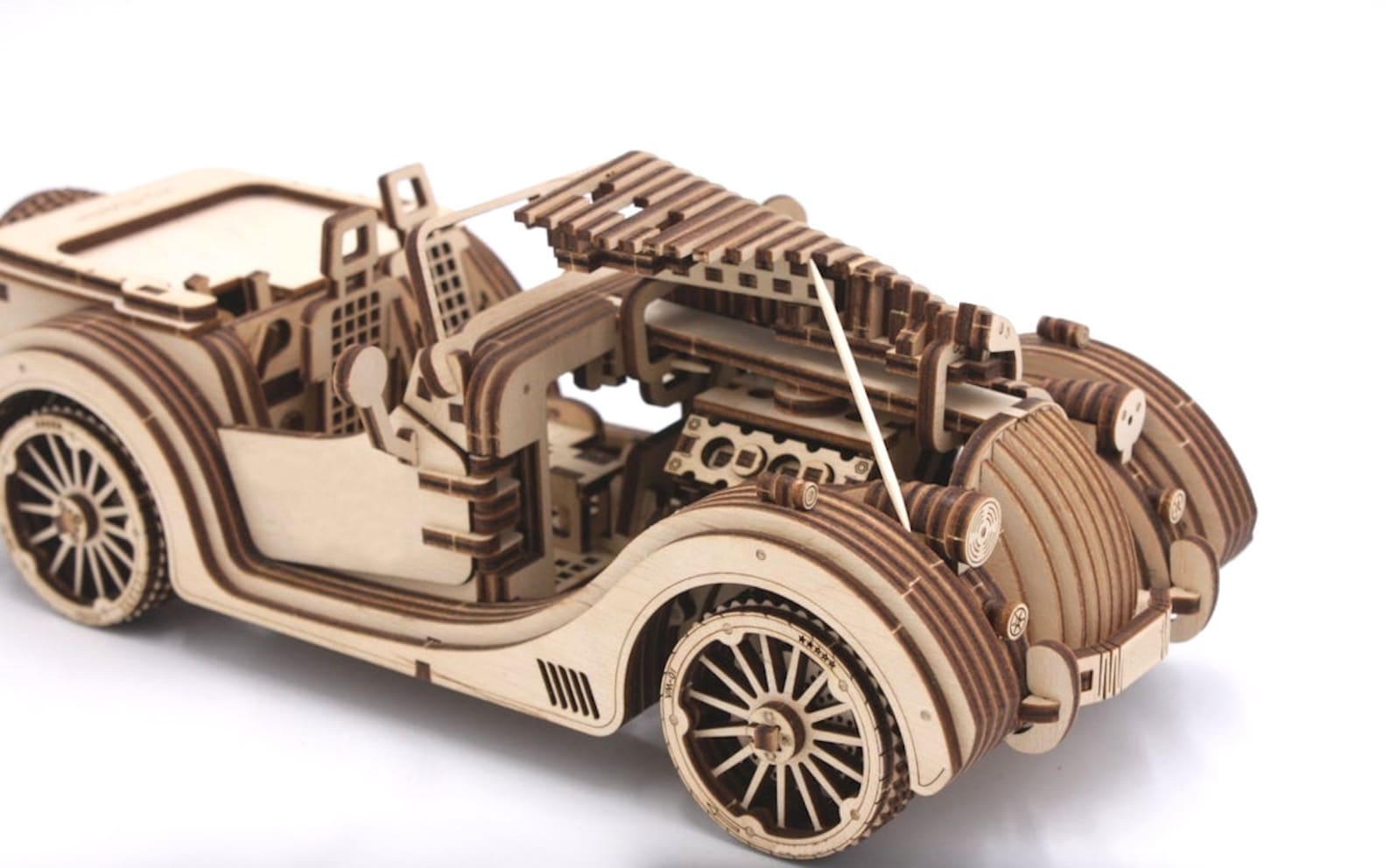 Laser Cut Files Roadster DIY 3D Model LAser Cut Template Etsy