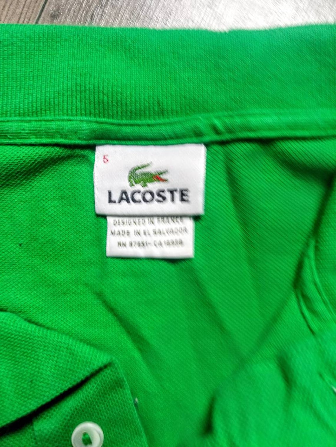 Vintage Lacoste Polo | Etsy