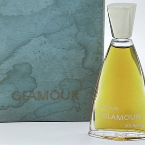 Vintage &quot;Glamour&quot; (1953) Bourjois Pure Perfume/Extrait 15 ml/.50 fl.oz. Stored in the Original Case Very Rare