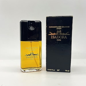 Isadora (1976) por Isadora Paris Colônia Concentrada 75 ml/2,5 fl.oz. Natutale Spray Pré Código de Barras, Fragrância Feminina, Raro, Vintage