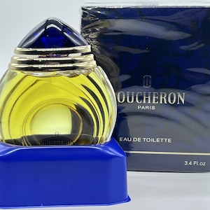 Boucheron (version de 1988) par Boucheron Paris Eau de Toilette 100 ml/3.4 fl.oz Splash (Not Spray) Sealed Rare millésime