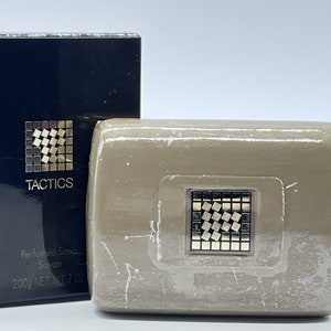 Tactics by Shiseido Perfumed Soap 200 gr/7 oz. Vintage Soap Bar Men&#39;s Fragrance