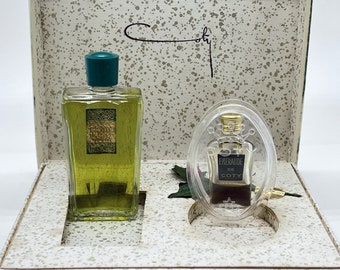 Vintage "Emeraude" (1921) de Coty Fragrance  Casket/Coffret  Pure Perfume 4.5 ml/0.16 fl.oz. + Eau de Cologne 28 ml/0.95 fl.oz Collectible