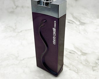 Roberto Cavalli Black 2000s Eau De Toilette 100 Ml 3.4 Fl.oz. Almost Full No Box No Cap. Men s Fragrance Extremely Rare vintage Etsy