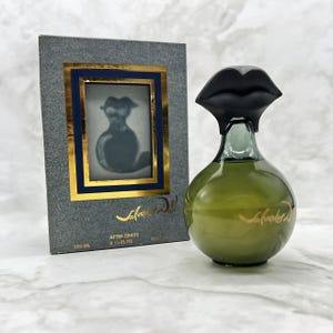 Dali Pour Homme (1987) par Salvador Dali Lotion après-rasage 100 ml/3 1/3 fl.oz Splash (pas de spray) Conservé dans sa boîte d'origine