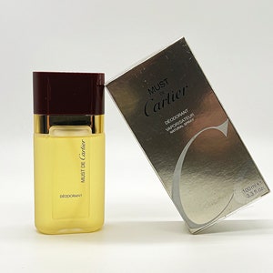 Must de Cartier, Perfumed Deodorant 100 ml/3.3 fl.oz. Natural Spray, Stored in the Original Box
