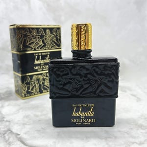 Habanita de Molinard,Eau de Toilette,125 ml,Splash,Creation Lalique,Absolutely Rare, Vintage,Women&#39;s Fragrance,Made in France,Collectible