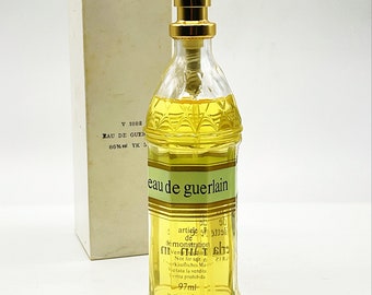 Vintage "Eau de Guerlain" (1974) by Guerlain Eau de Toilette 97 ml/3.2 US fl.oz. Natural Spray Demonstration Tester No Box No Cap