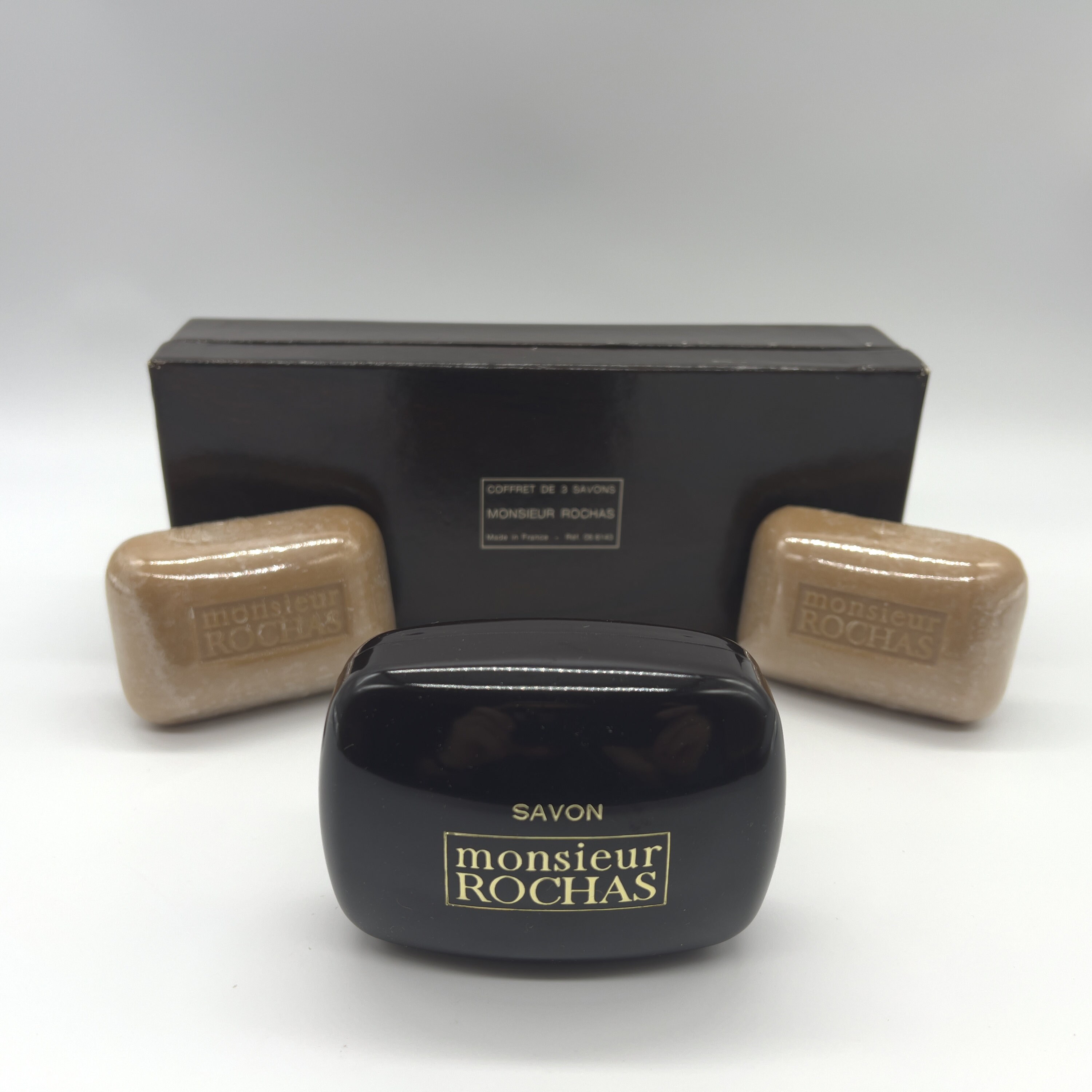 ヴィンテージ ムッシュ ロシャス パフュームド ソープセット：メンズ